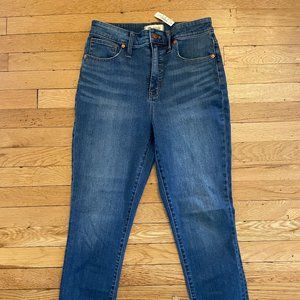 Madewell Curvy High-Rise Skinny Crop size 28T NWT